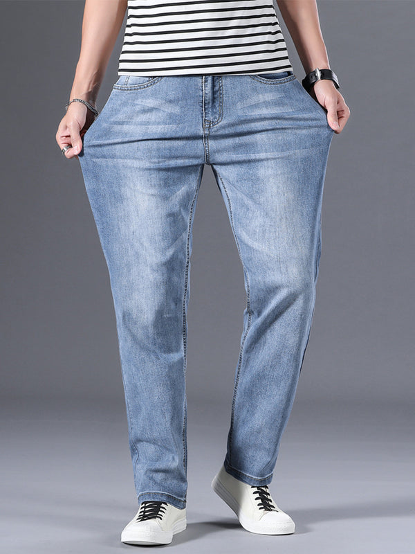 Men's High-Stretch Slim Fit Jeans - Lilixa.store