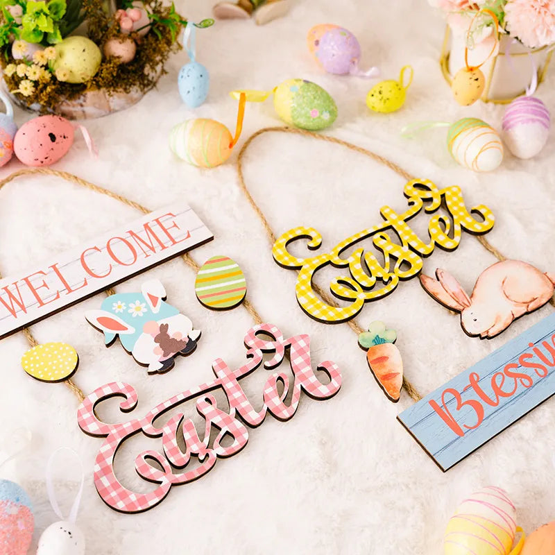 Easter Wooden Hanging Widget - Lilixa.store