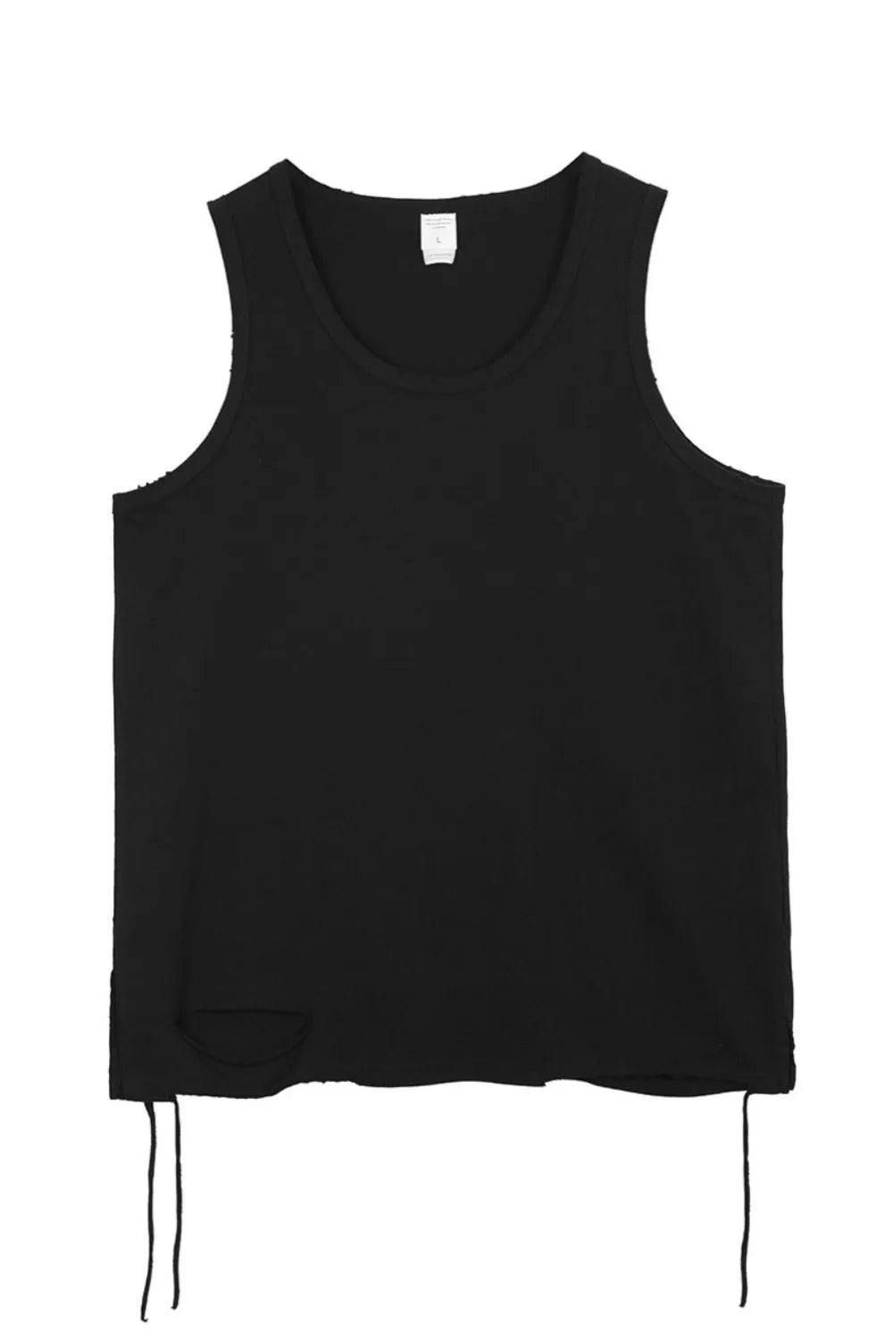Men's Round Neck Wide Strap Tank - Lilixa.store