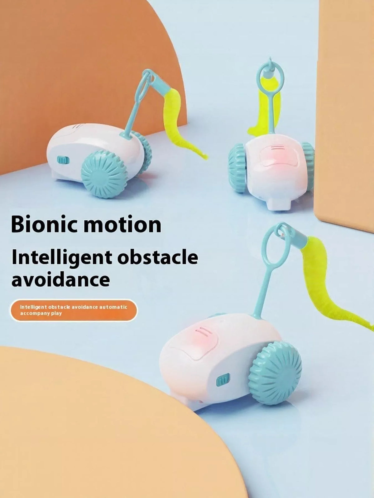 Interactive Self-Rotating Pet Teaser Toy - Lilixa.store