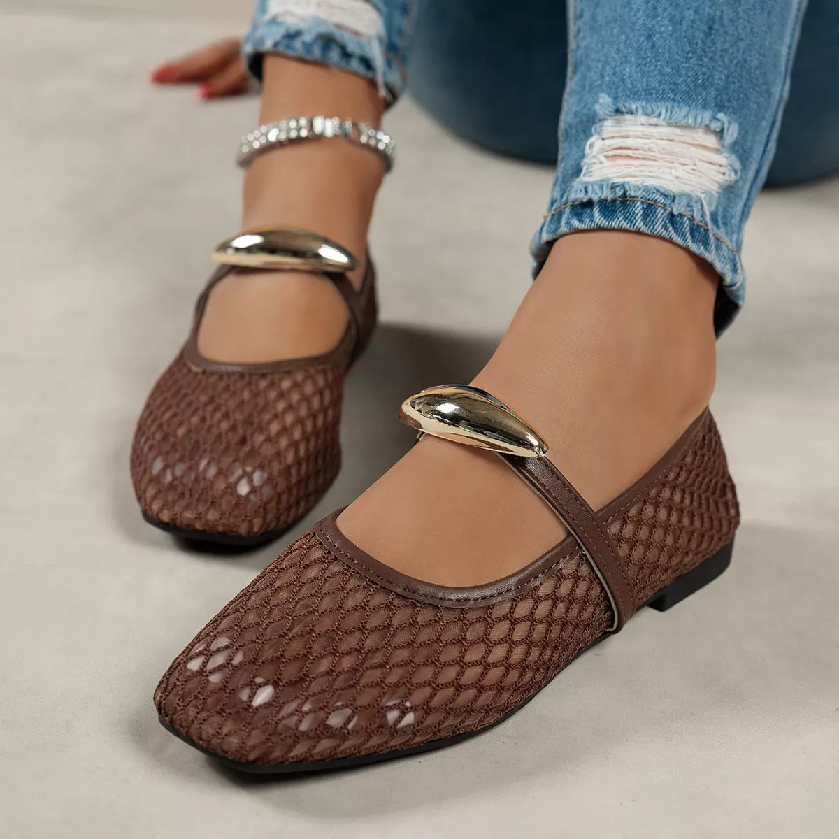 Square Toe Slip-Ons - Lilixa.store