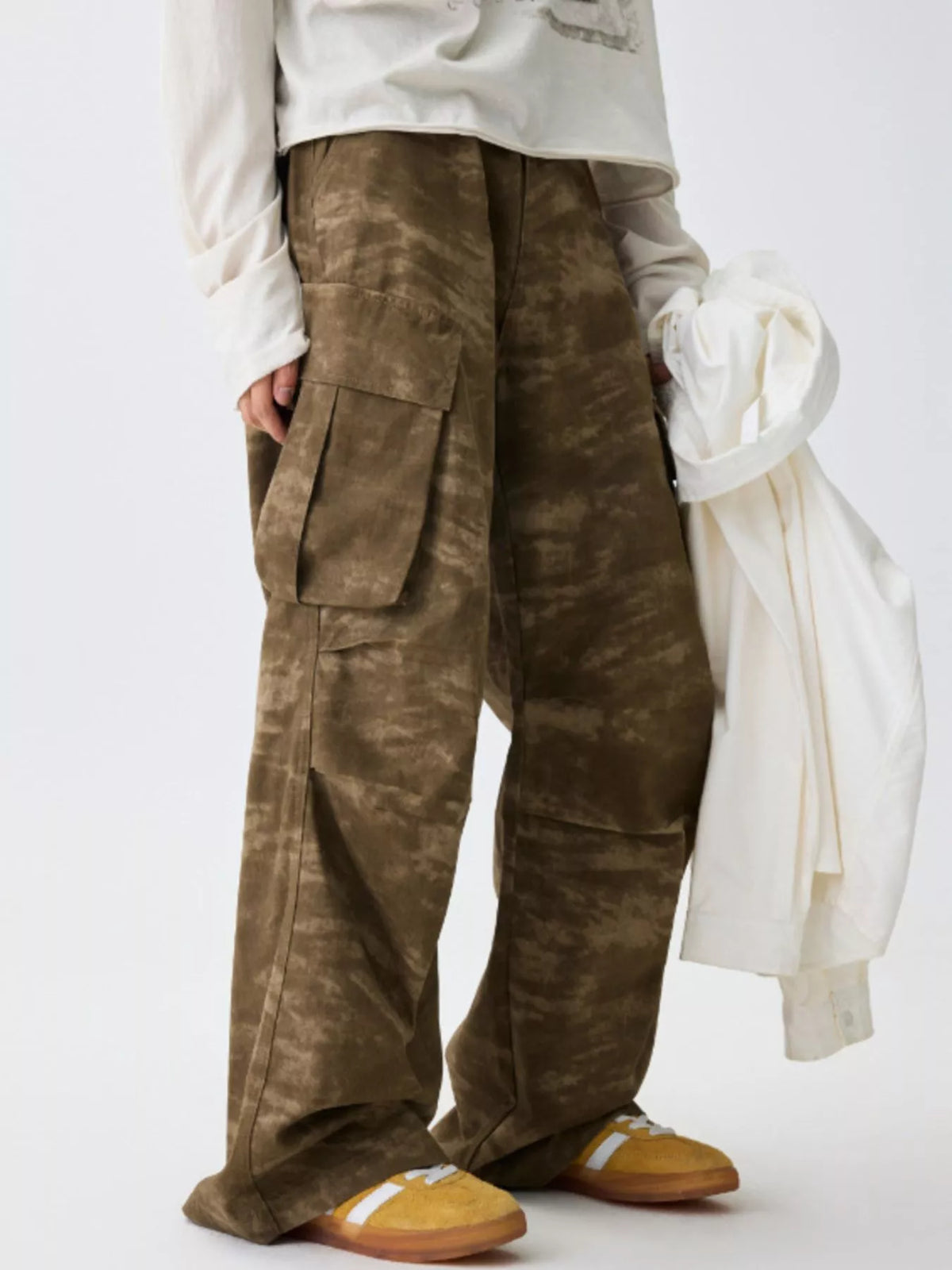 Men's Camouflage Print Cargo Pants, view 6