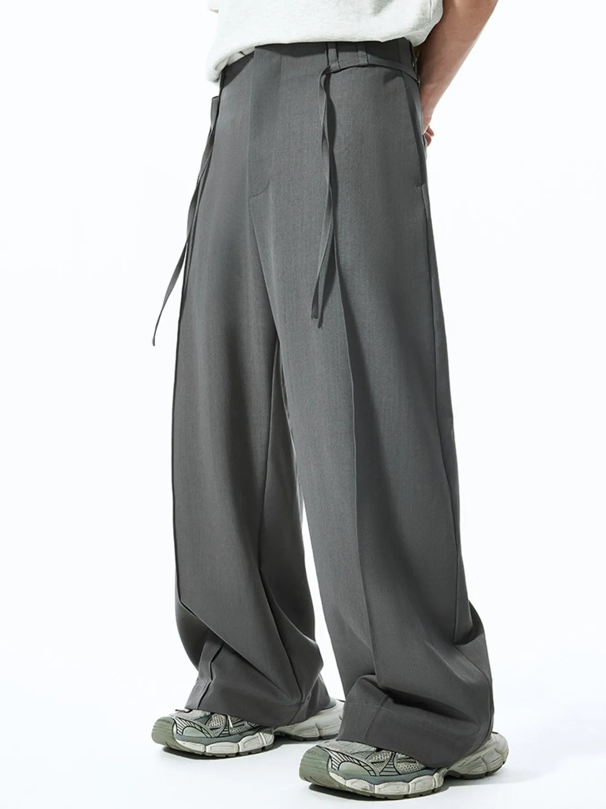 Men's High-Waist Wide-Leg Pants, view 4