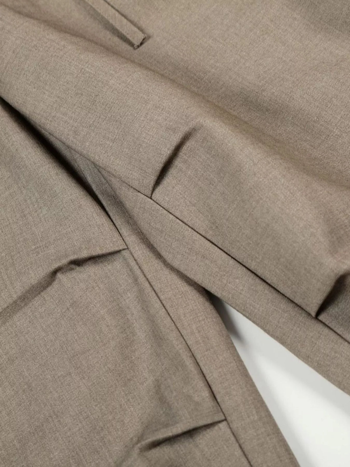 Men's Wide Leg Pleated Pants