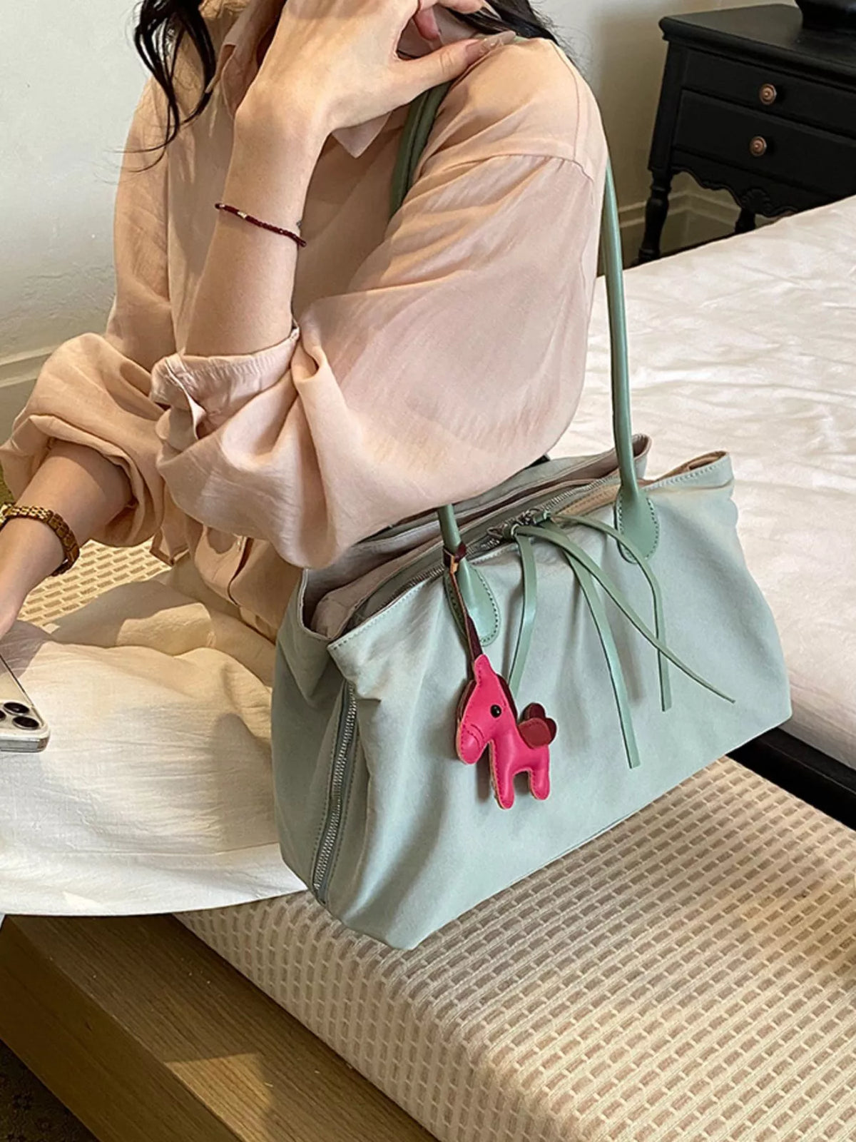 Lightweight Canvas Shoulder Bag - Lilixa.store