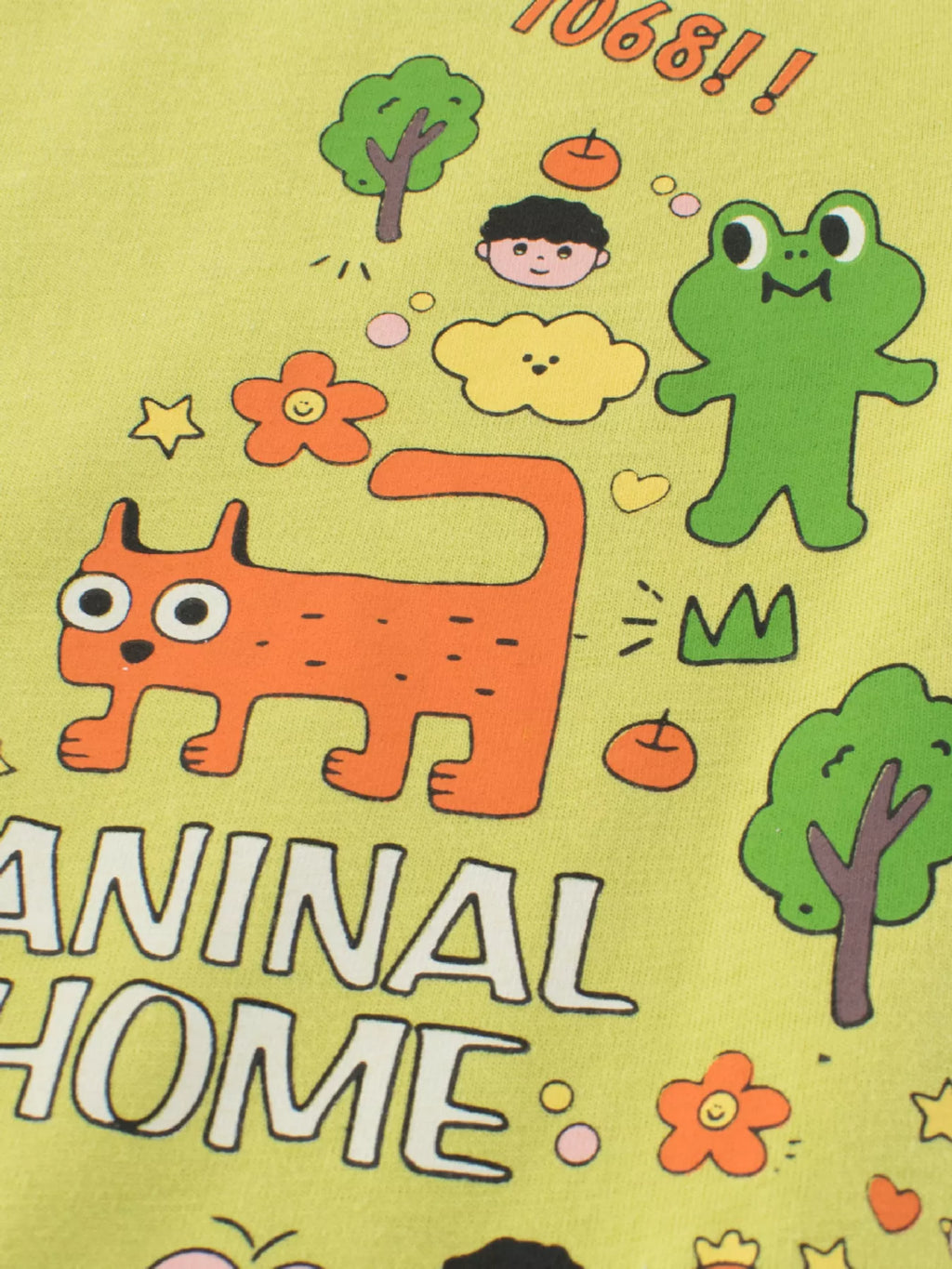 Children's Cartoon Animal Round Neck T-Shirt - Lilixa.store