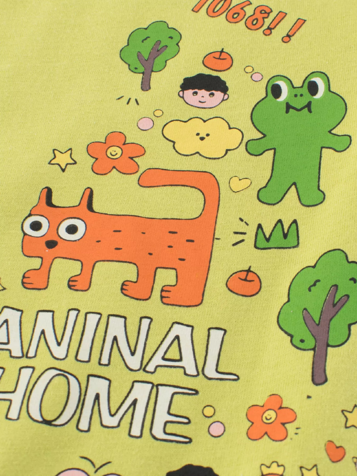 Children's Cartoon Animal Round Neck T-Shirt - Lilixa.store
