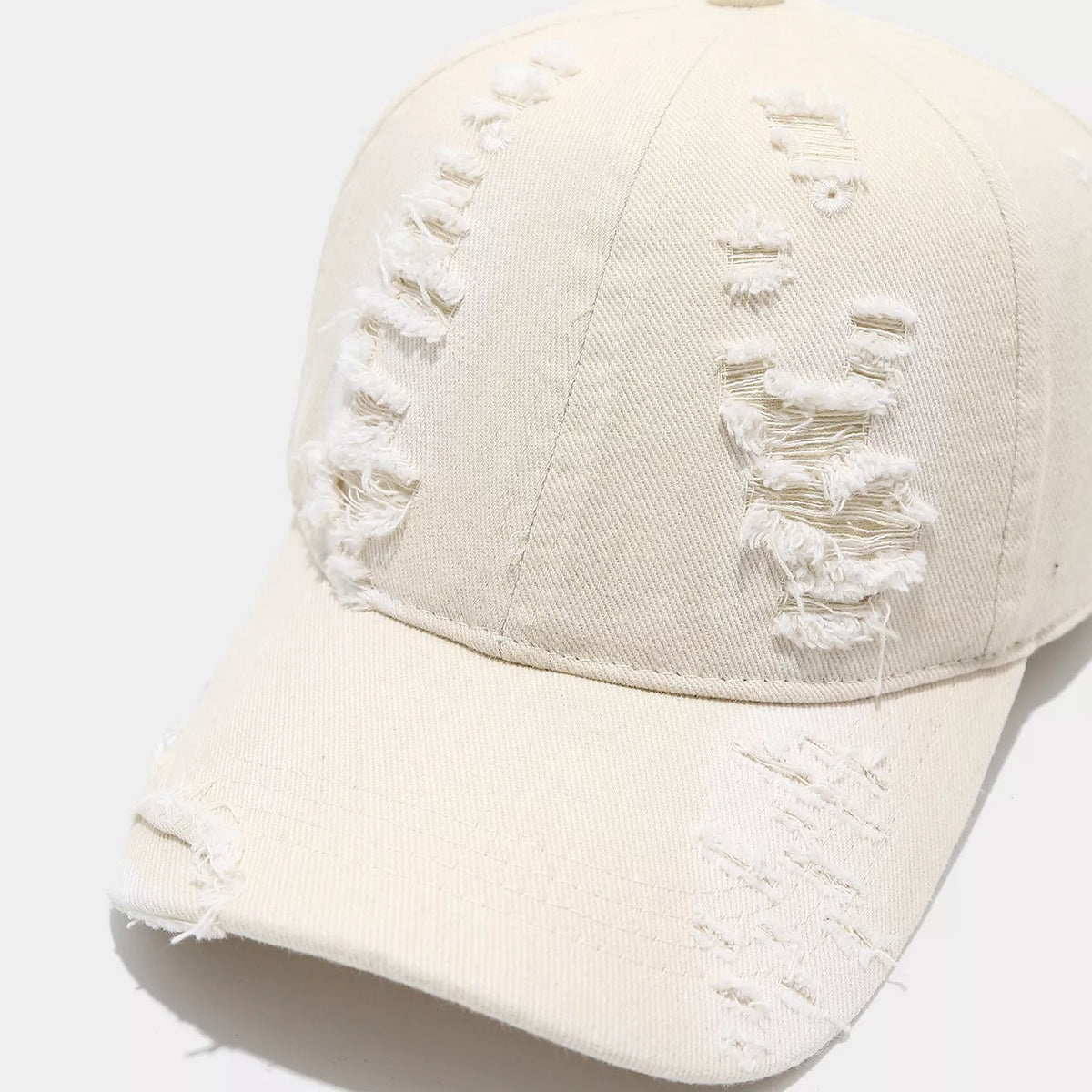 Distressed Cotton Baseball Cap - Lilixa.store