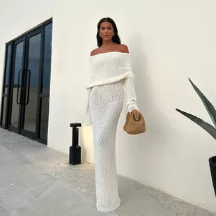 Ribbed Knit Long Sleeve Romper - Lilixa.store
