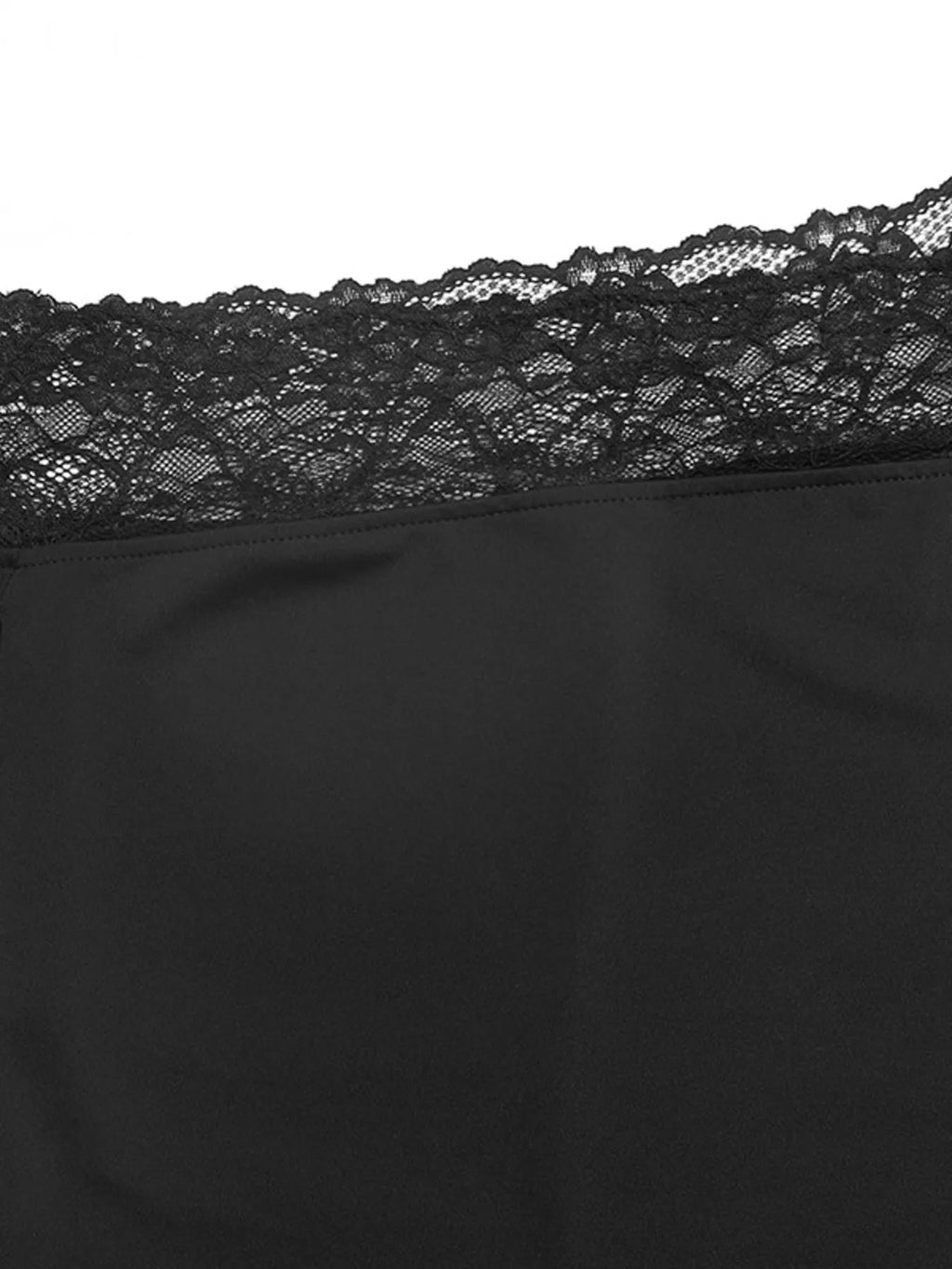 Lace Trim One Shoulder Bodysuit - Lilixa.store