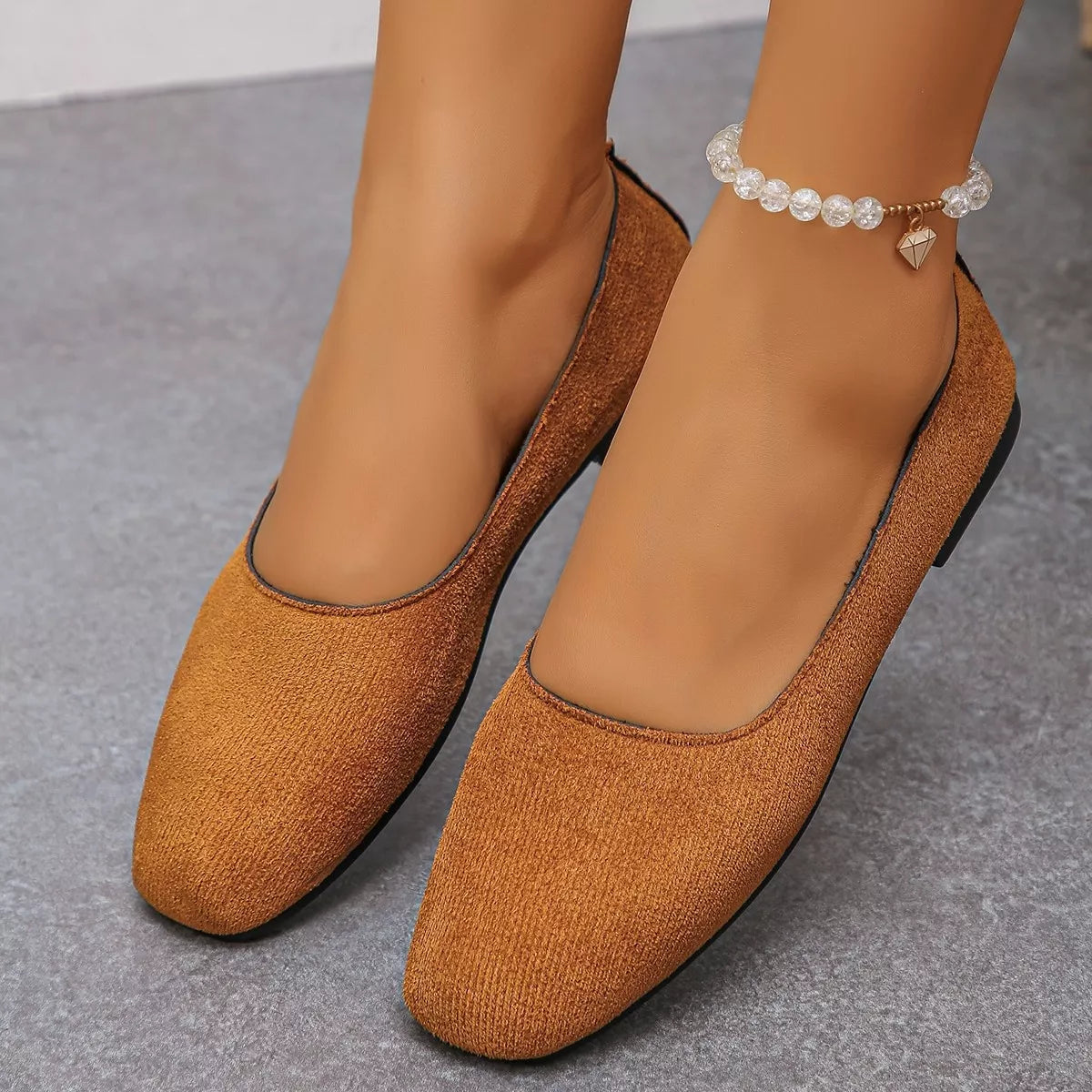 Round Toe Slip-Ons - Lilixa.store