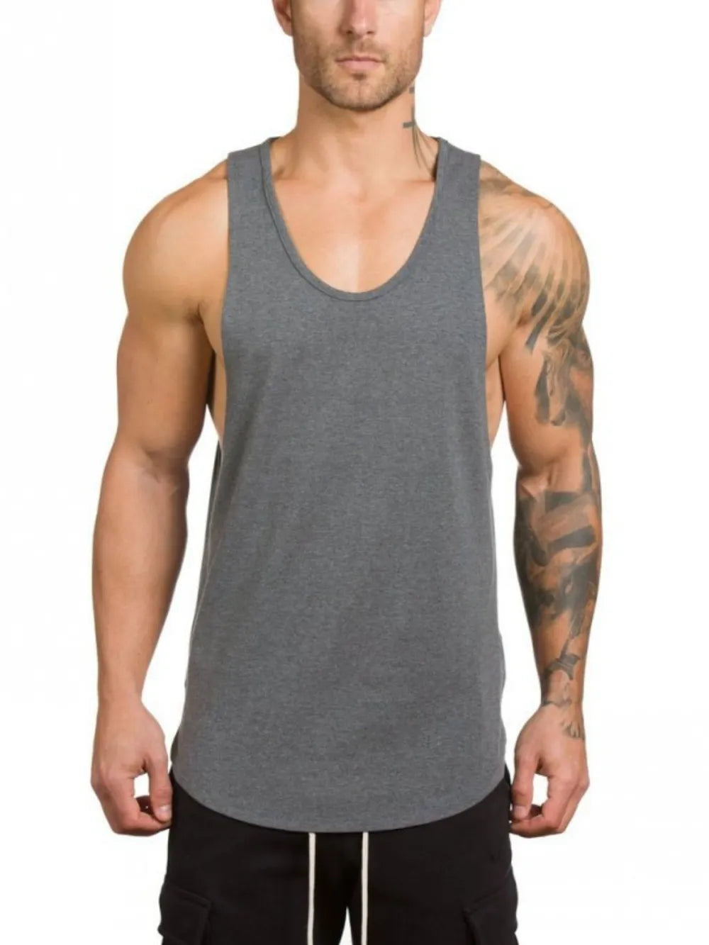 Men's Wide Strap Tank - Lilixa.store