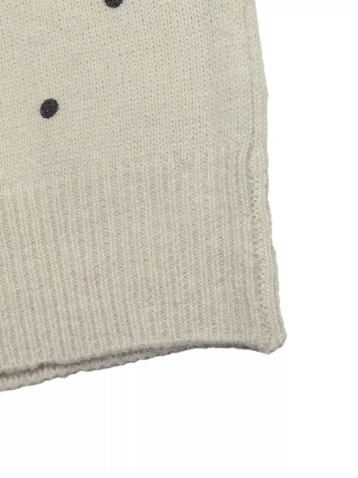 Polka Dot Short Sleeve Knit Sweater in Apricot, view 11