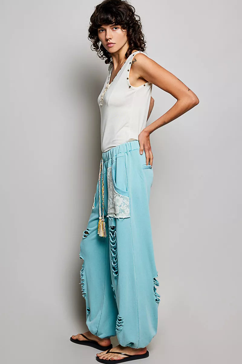 POL Studded Trim Button-Front Ruffle Detail Tank - Lilixa.store