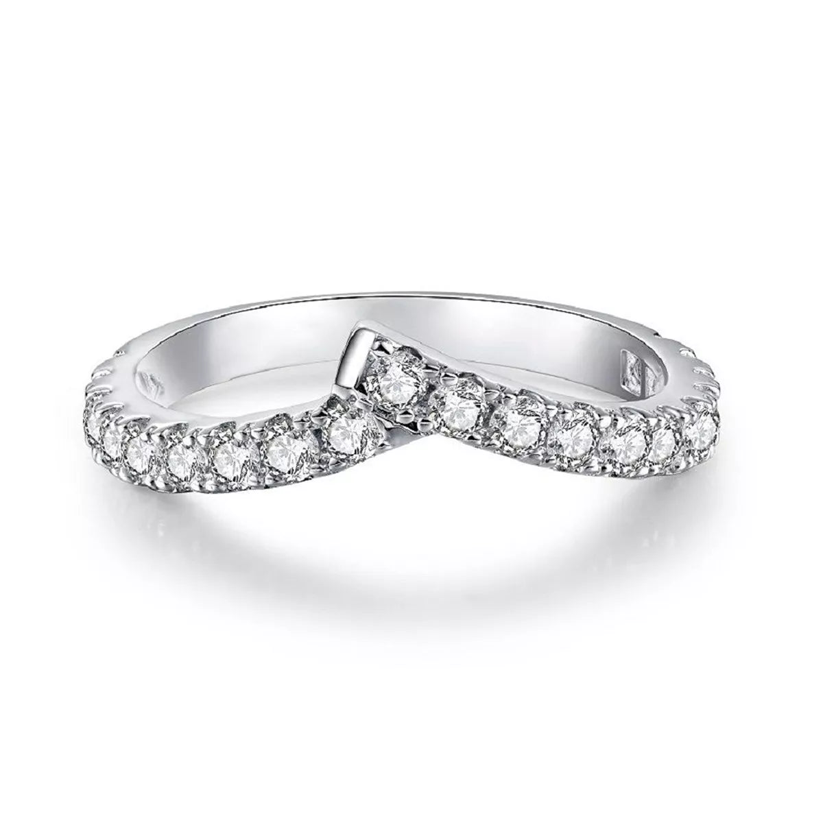 925 Sterling Silver Zircon Irregular Ring - Lilixa.store