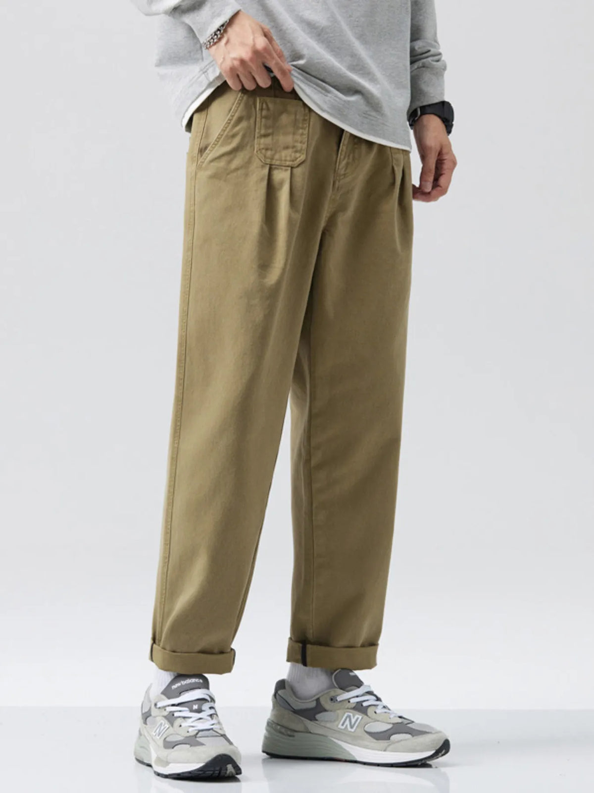 Men's Full Size Loose Fit Pants Plus Size, view 2