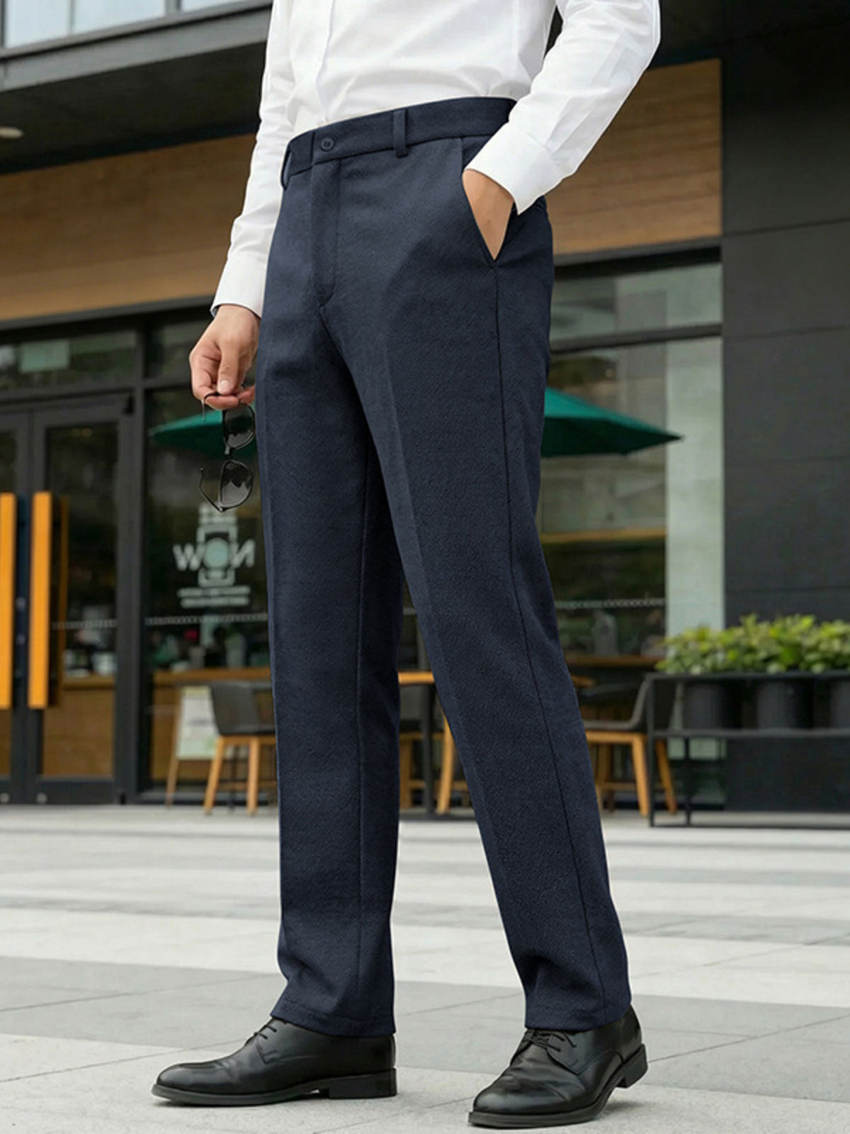 Men's Full Size Classic Fit Dress Pants Plus Size, view 9