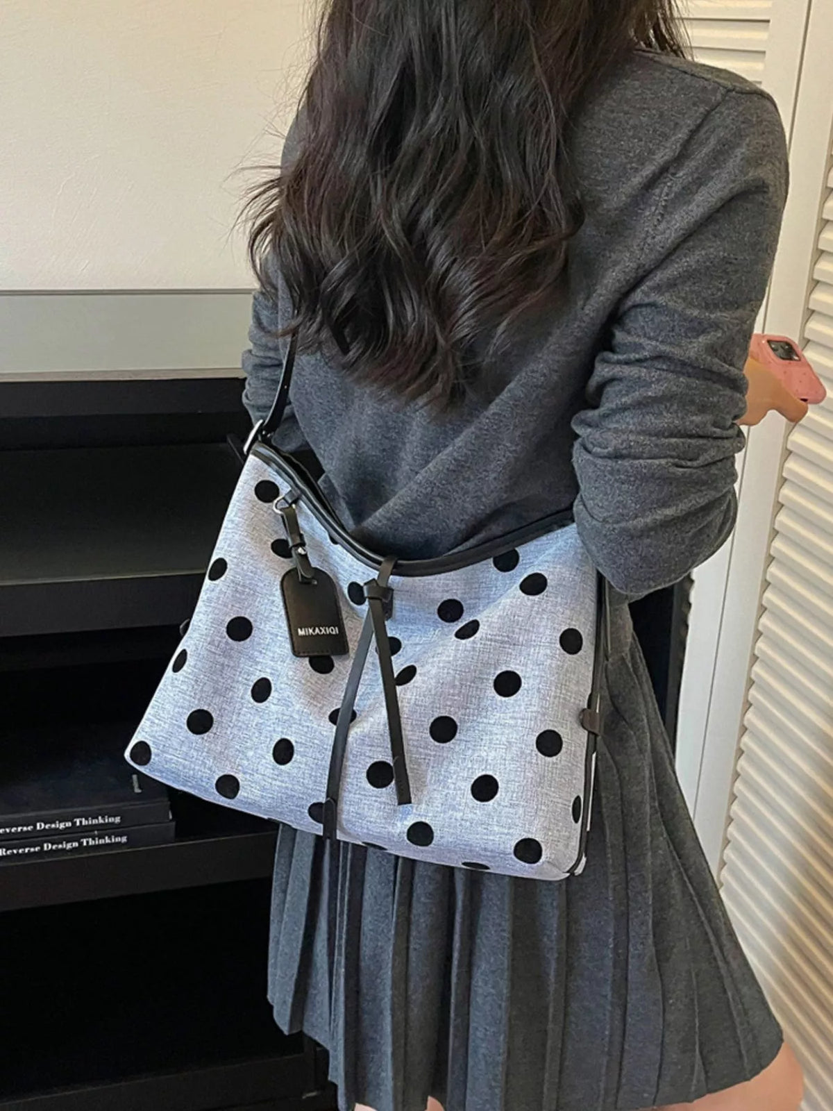 Polka Dot Shoulder Bag - Lilixa.store