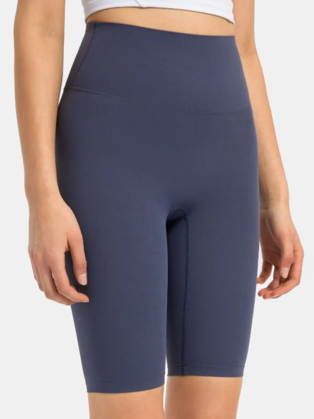 Millennia High Rise Wide Waistband Active Shorts - Lilixa.store