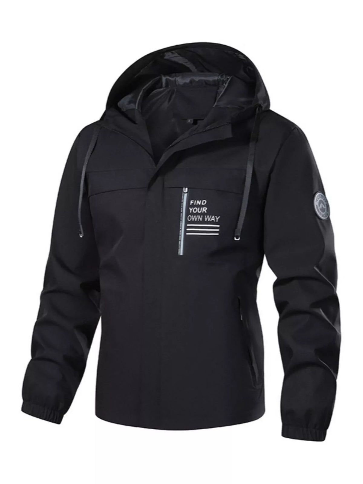 Men's Plus Size Waterproof Hooded Outdoor Jacket - Lilixa.store