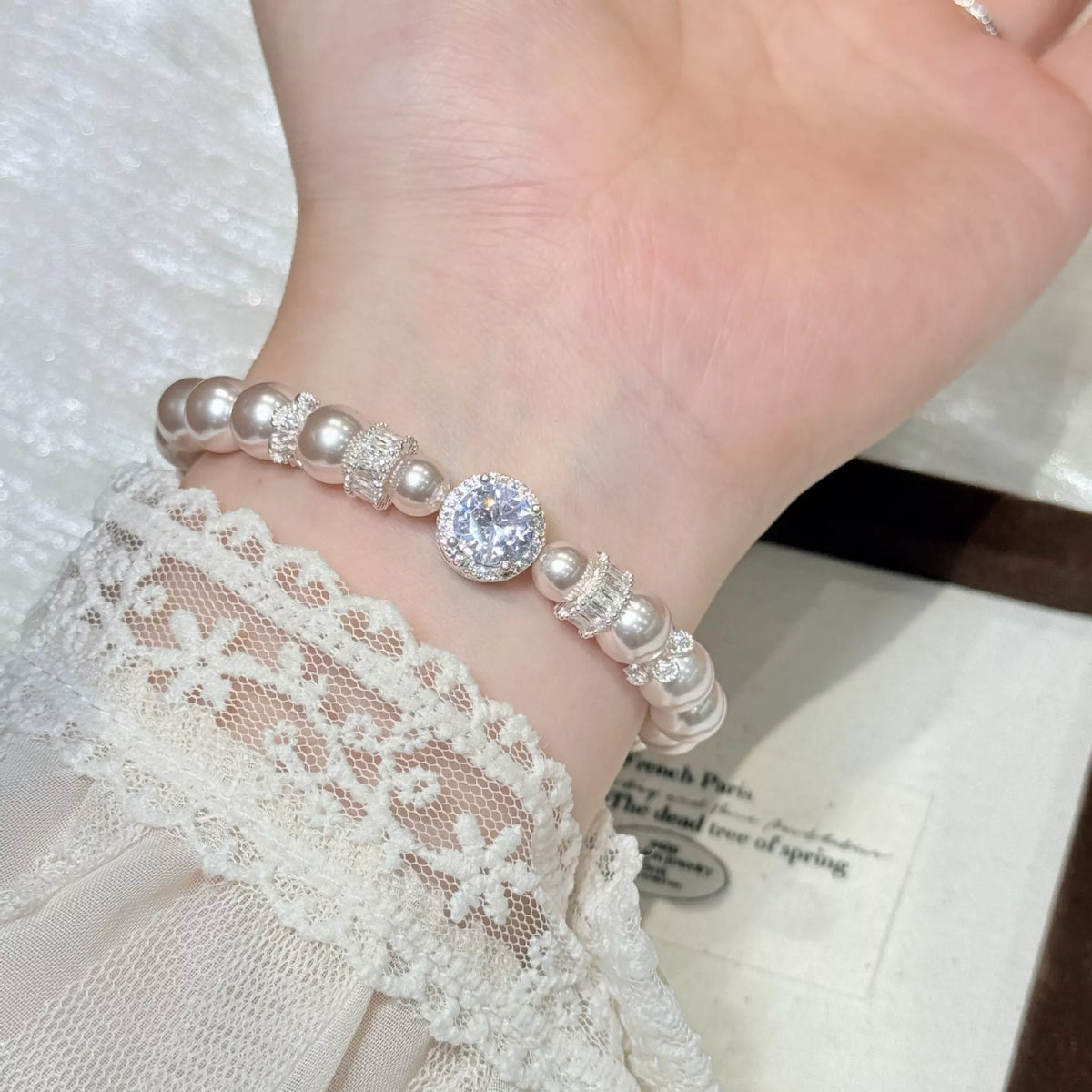 Pearl Zircon Bracelet - Lilixa.store
