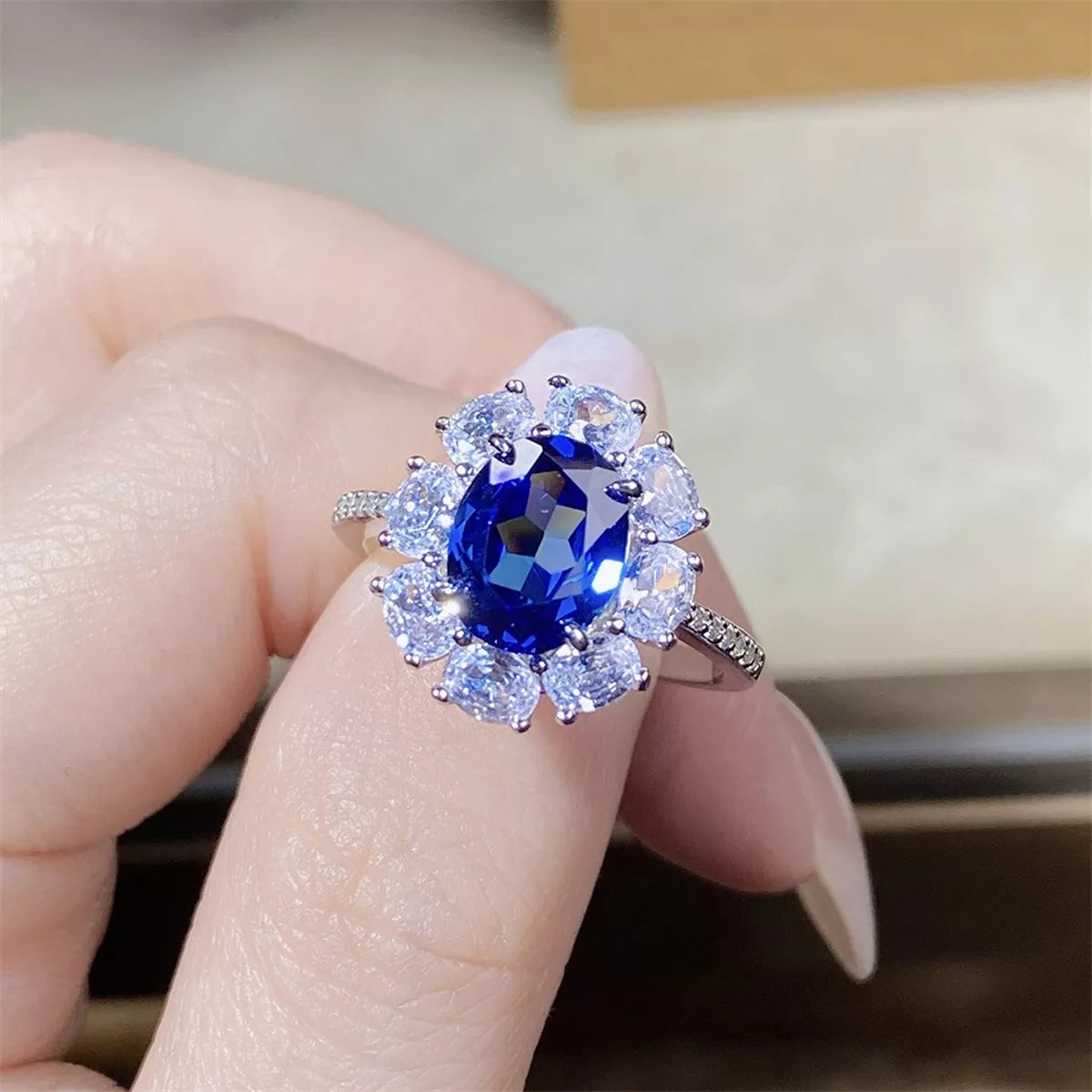 925 Sterling Silver Flower Ring - Lilixa.store