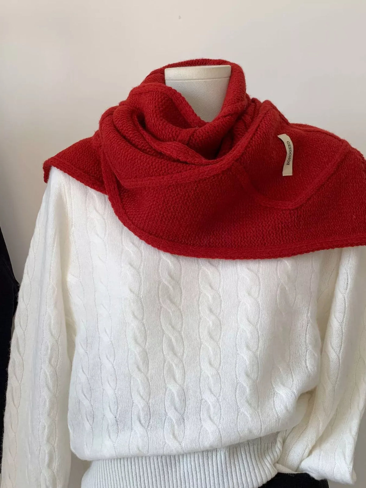 Solid Color Knitted Winter Scarf - Lilixa.store