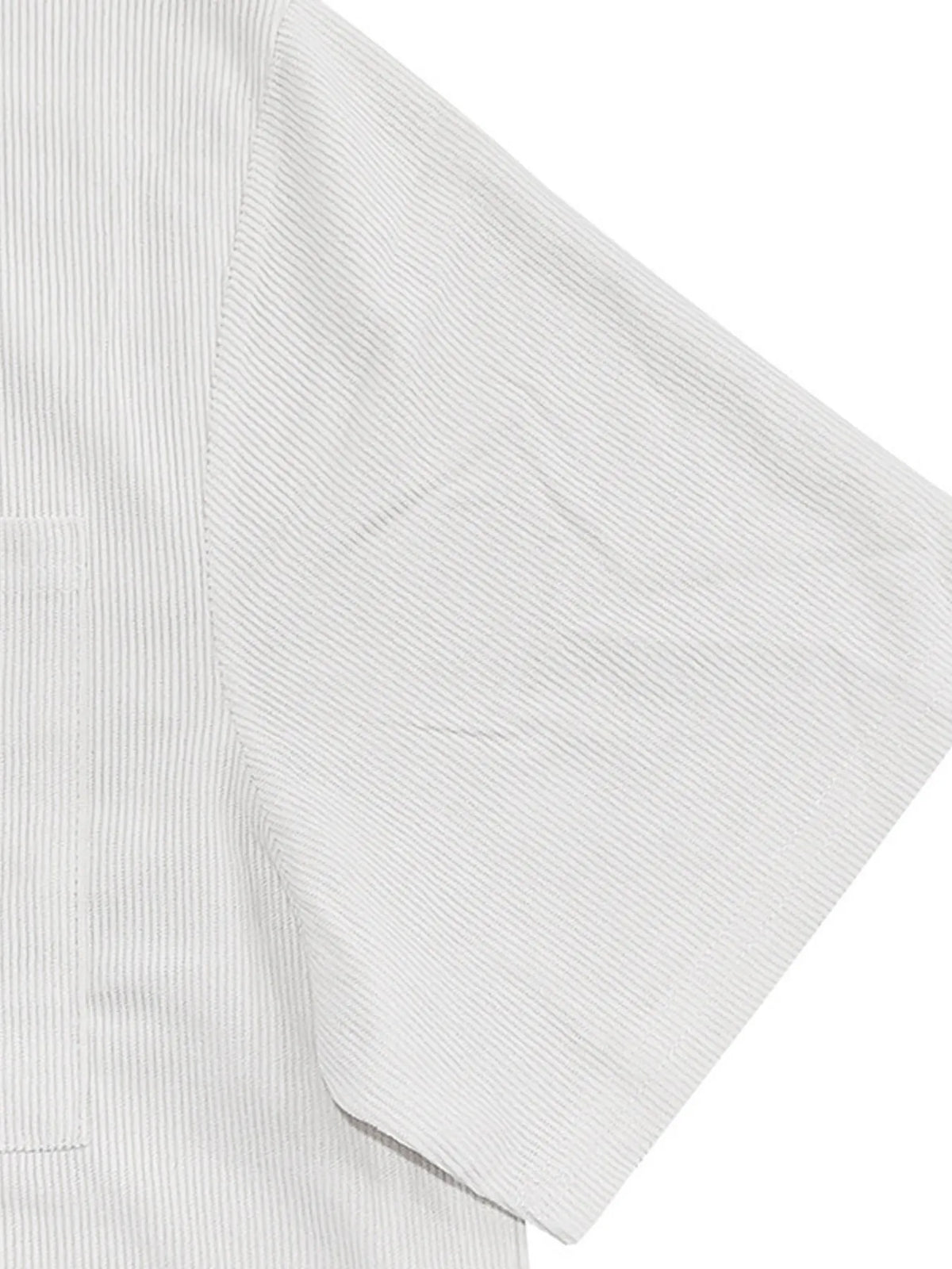 Men's Full Size Button Up Top and Shorts Set Plus Size, view 5