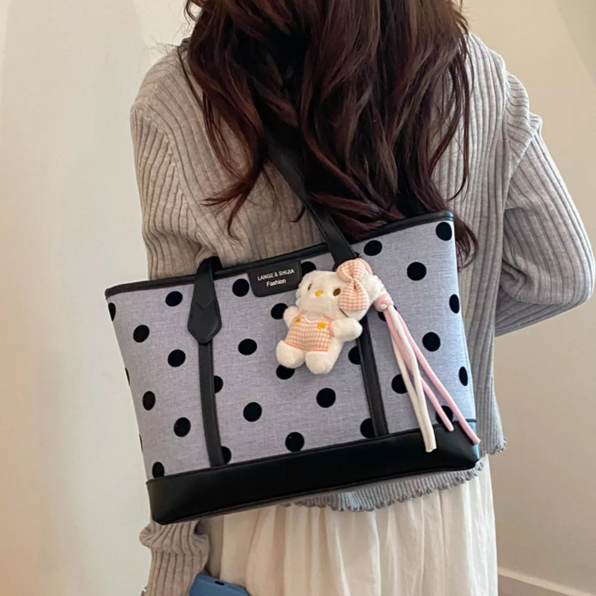 Polka Dot Shoulder Bag - Lilixa.store