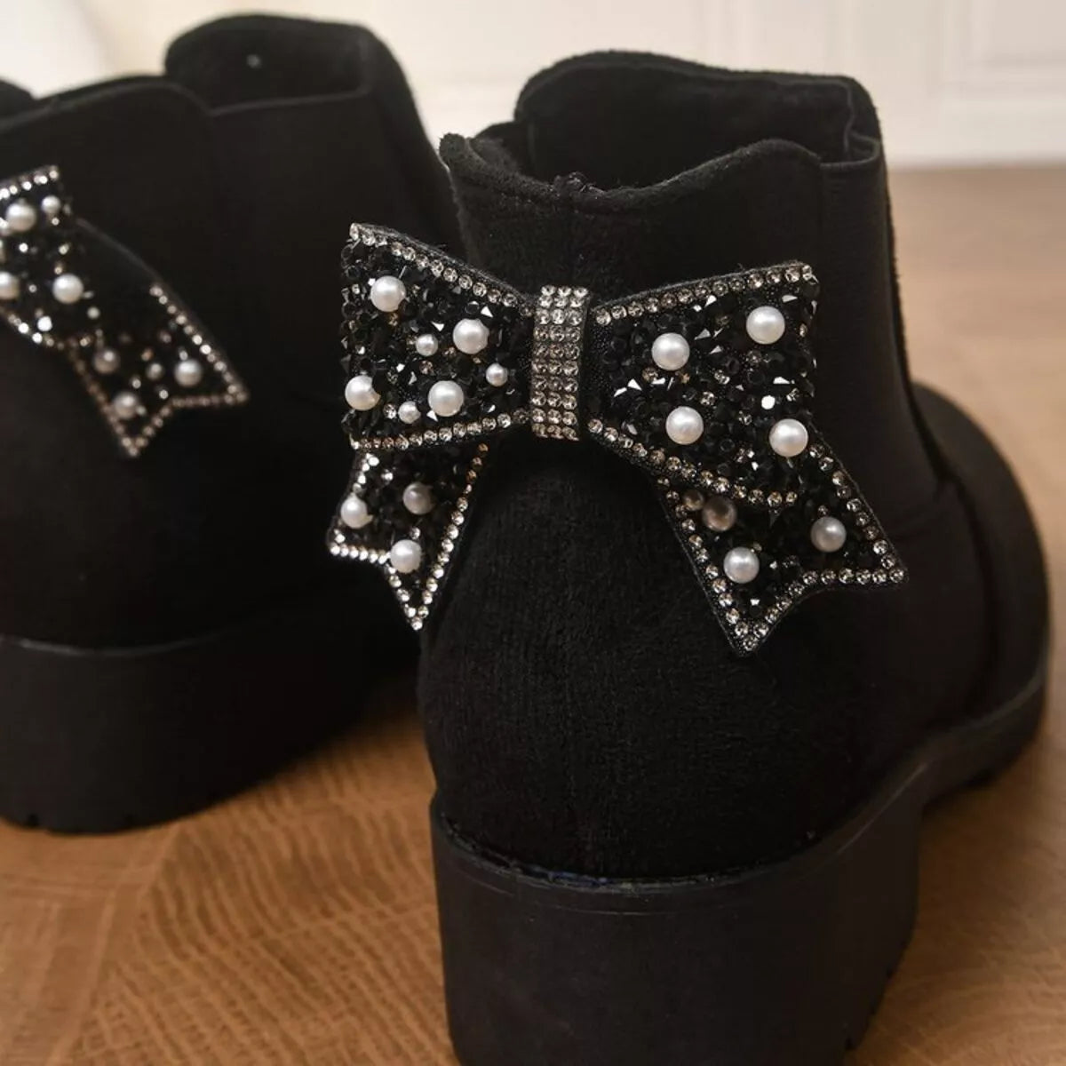 Round Toe Block Heels Boots - Lilixa.store