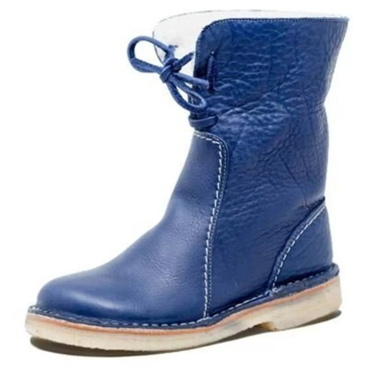 Round Toe Flats Boots - Lilixa.store