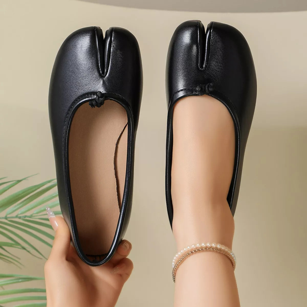 Split-Toe Slip-Ons - Lilixa.store
