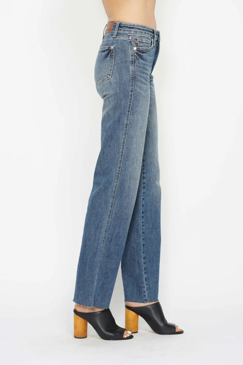 Judy Blue Full Size Tummy Control Straight Jeans - Lilixa.store