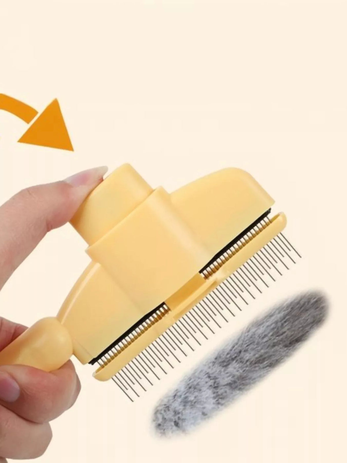 Self-Cleaning Slicker Pet Hair Remover Brush, view 2