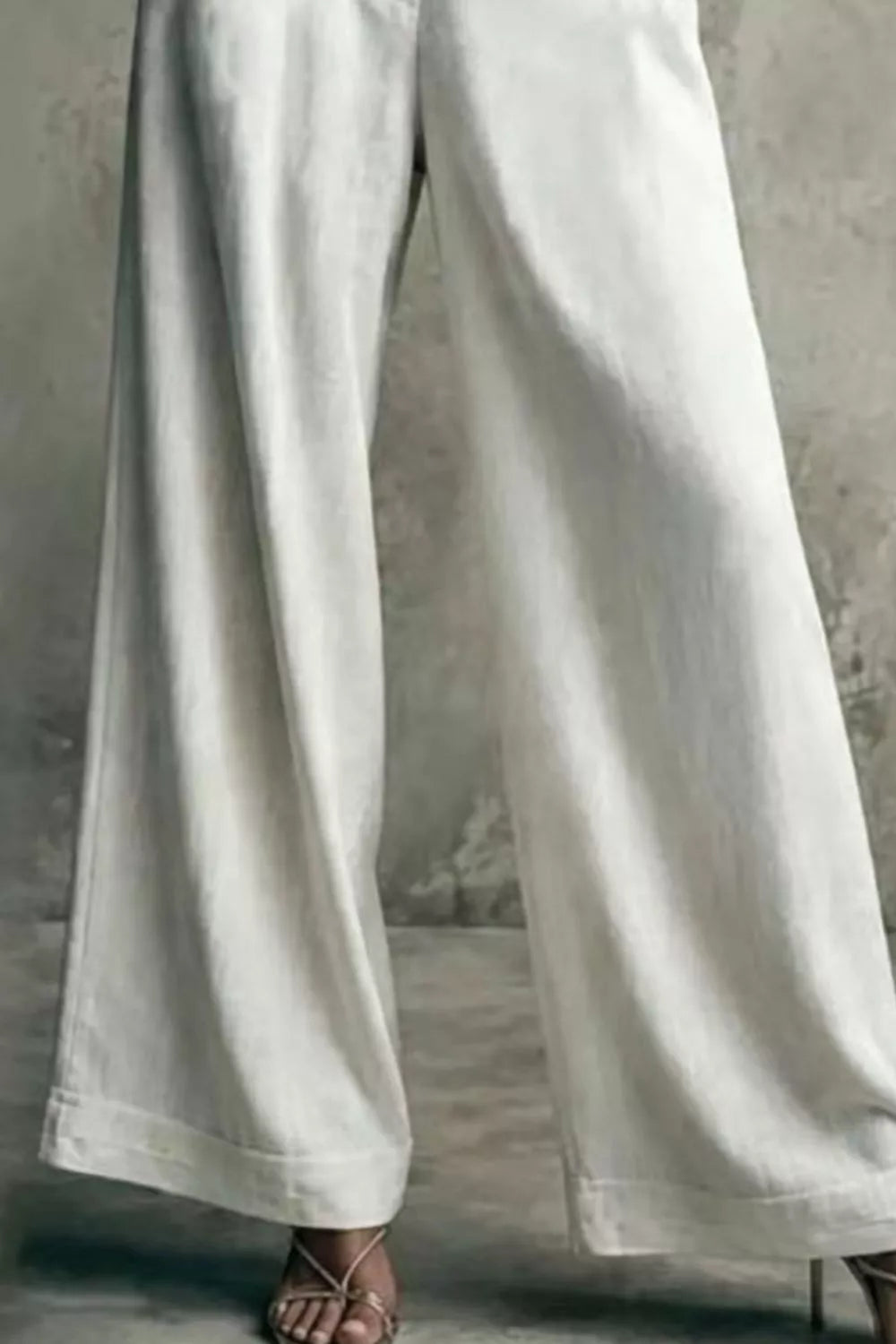 High-Waisted Wide-Leg Pants
