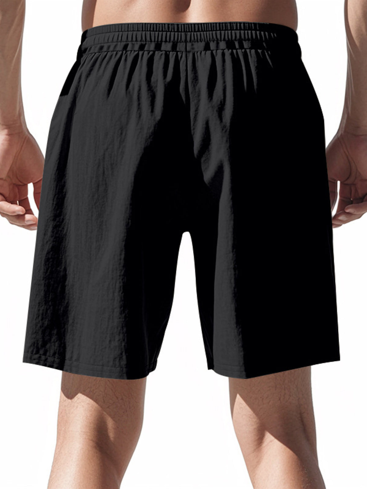 Men's Full Size Drawstring Shorts with Pockets Plus Size