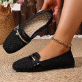 Square Toe Slip-Ons - Lilixa.store