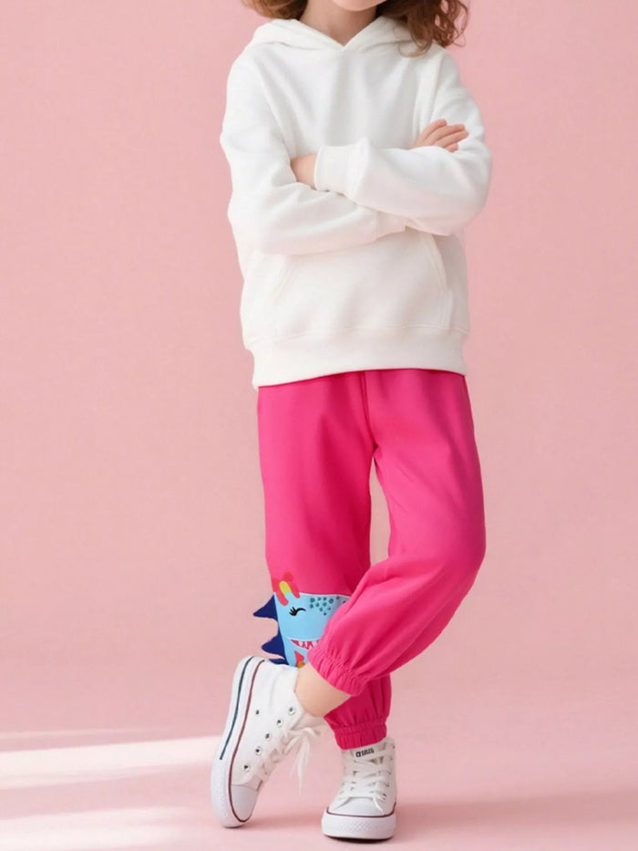 Children's Dinosaur Drawstring Joggers - Lilixa.store