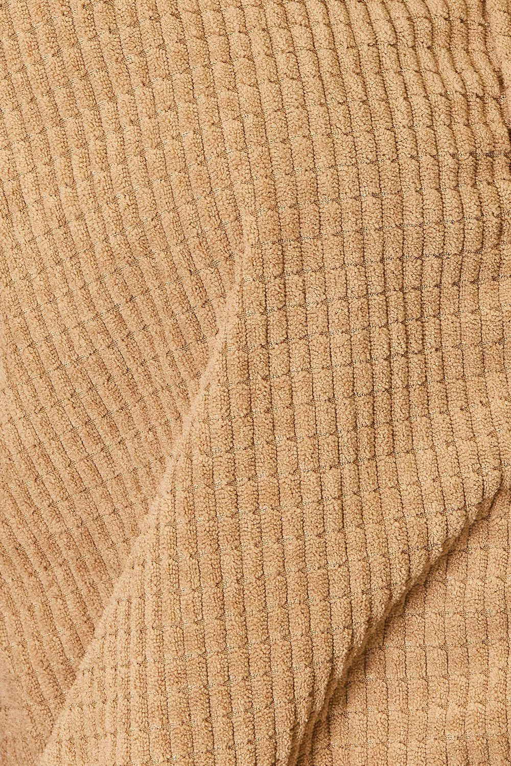 Perfee Long Sleeve Dropped Shoulder Jacket in Camel, view 5