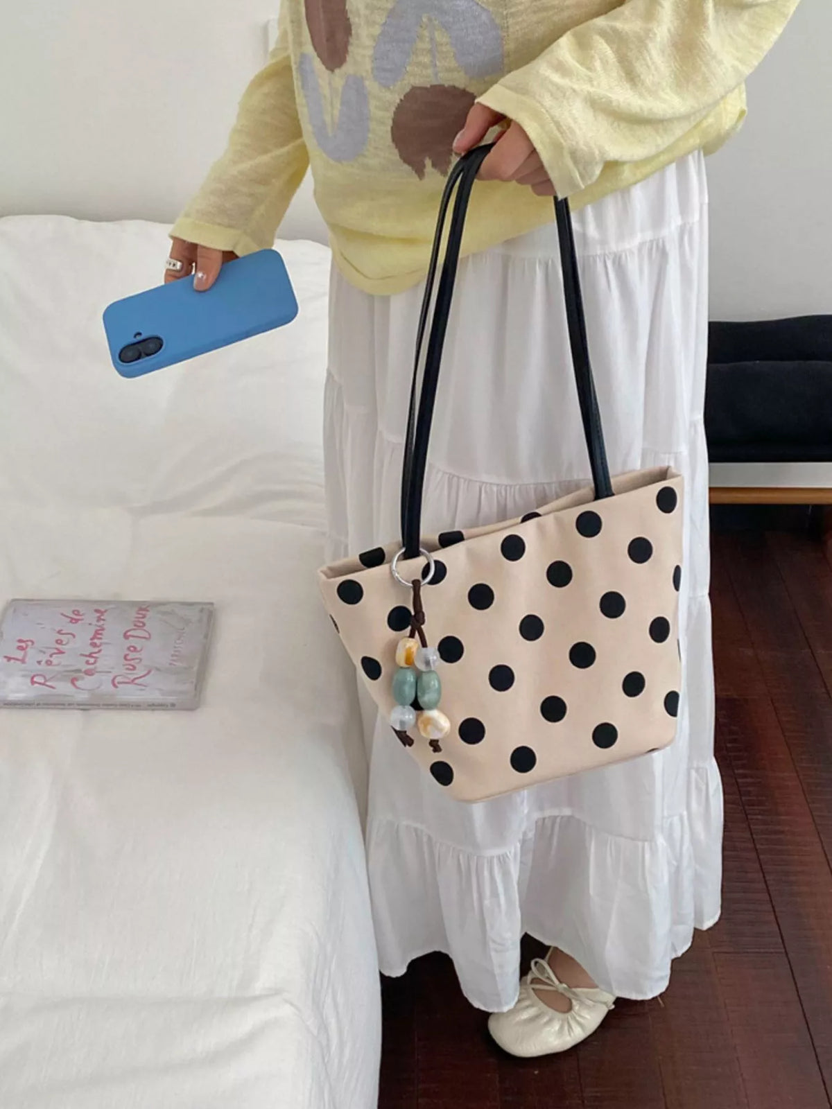 Polka Dot Shoulder Bag