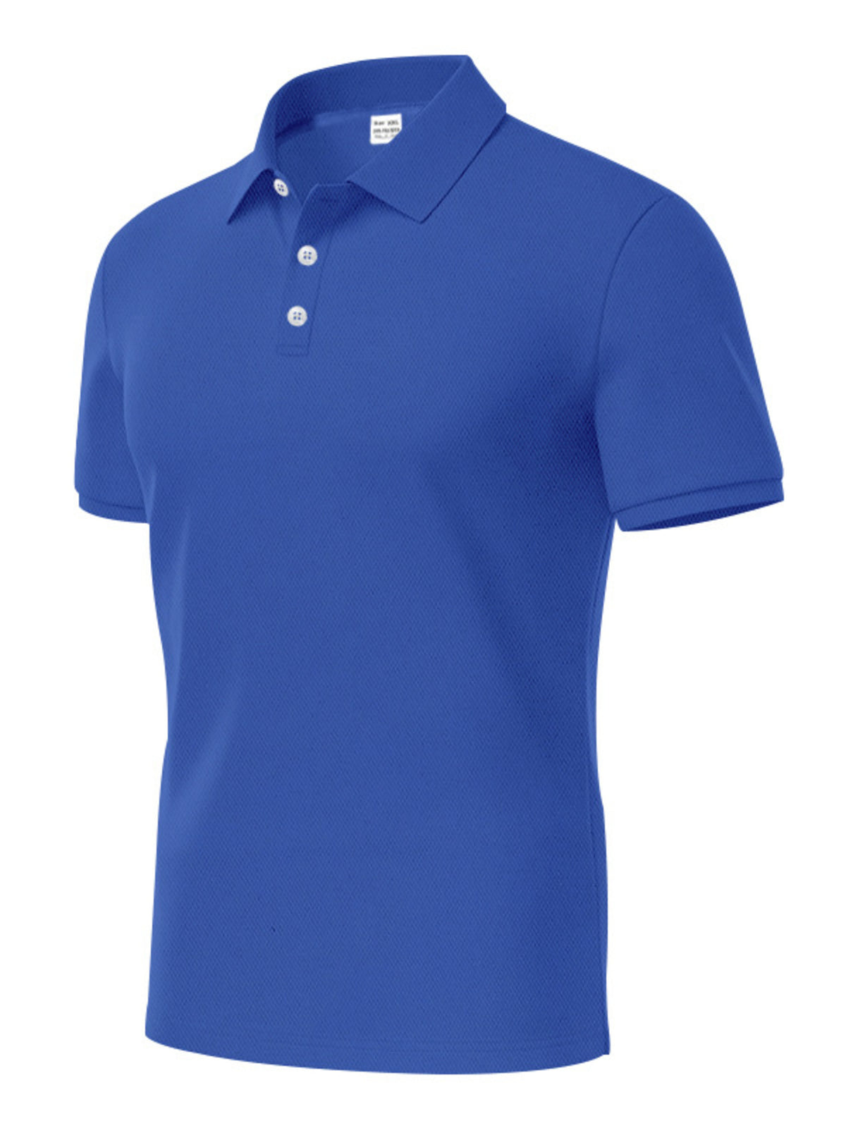 Men's Full Size Button Detail Short Sleeve Polo Plus Size