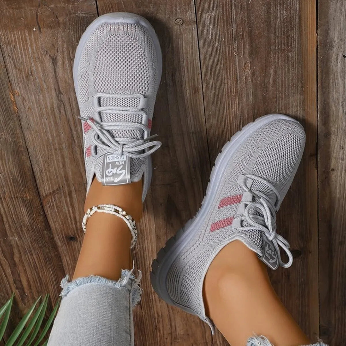 Lace Up Breathable Mesh Athletic - Lilixa.store