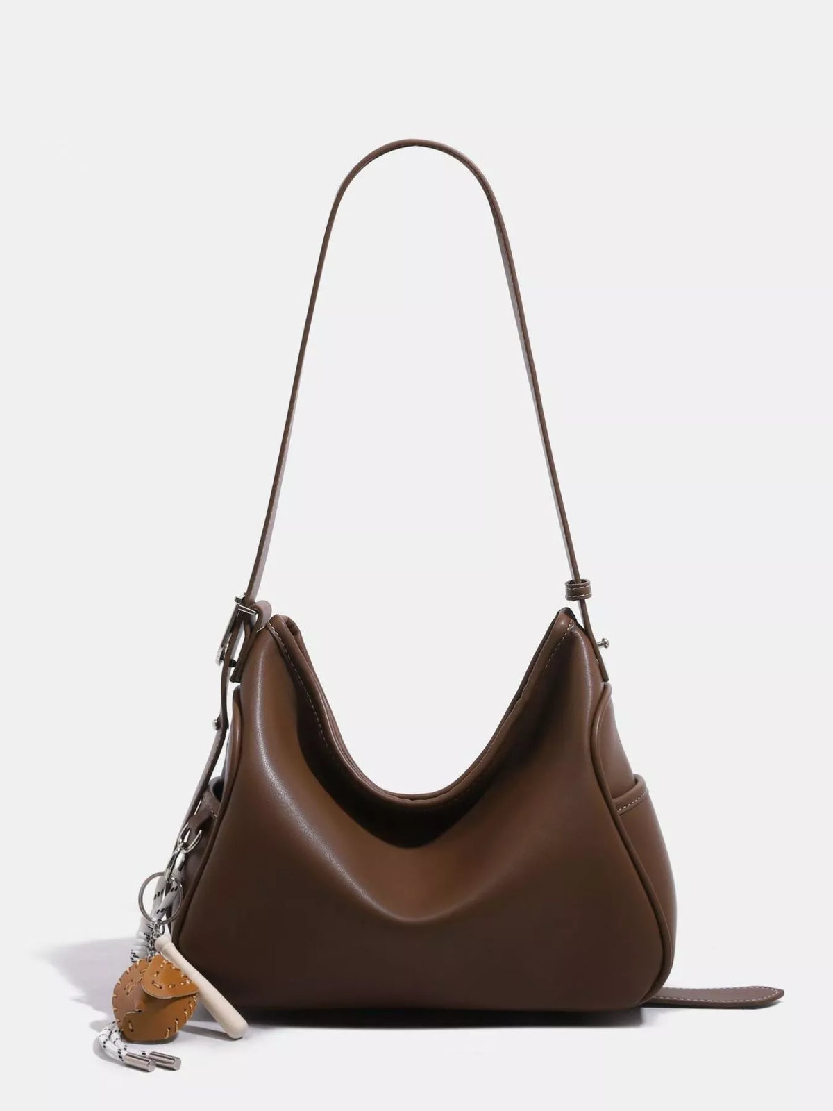 Leather Slouchy Shoulder Bag