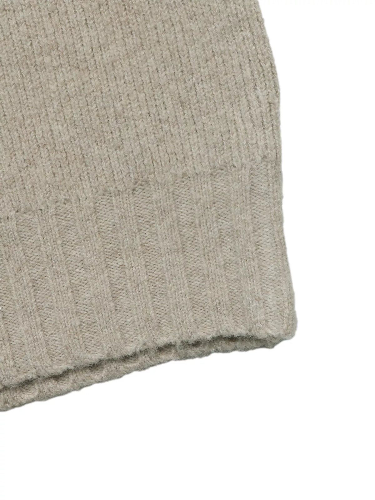 Zip-Up Dropped Shoulder Cardigan in Khaki, view 11