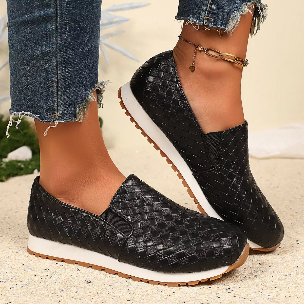 Round Toe Slip-Ons - Lilixa.store