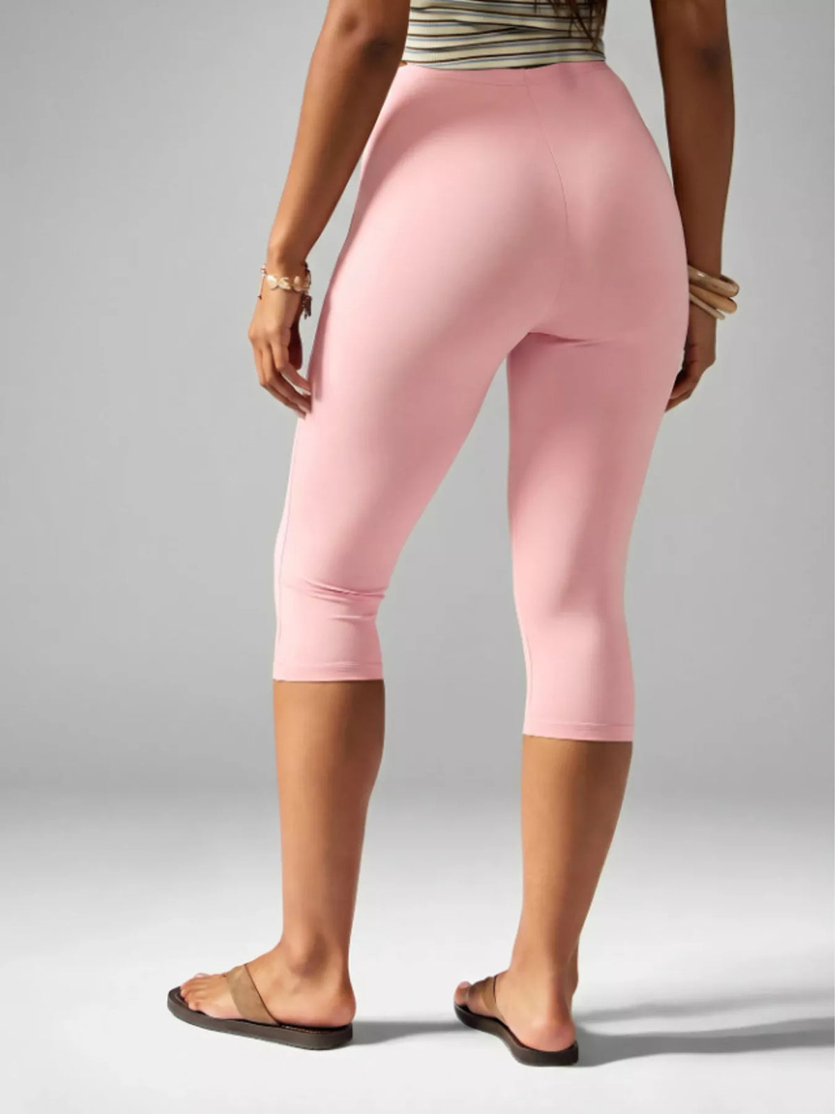 High-Waisted Active Capri Leggings - Lilixa.store