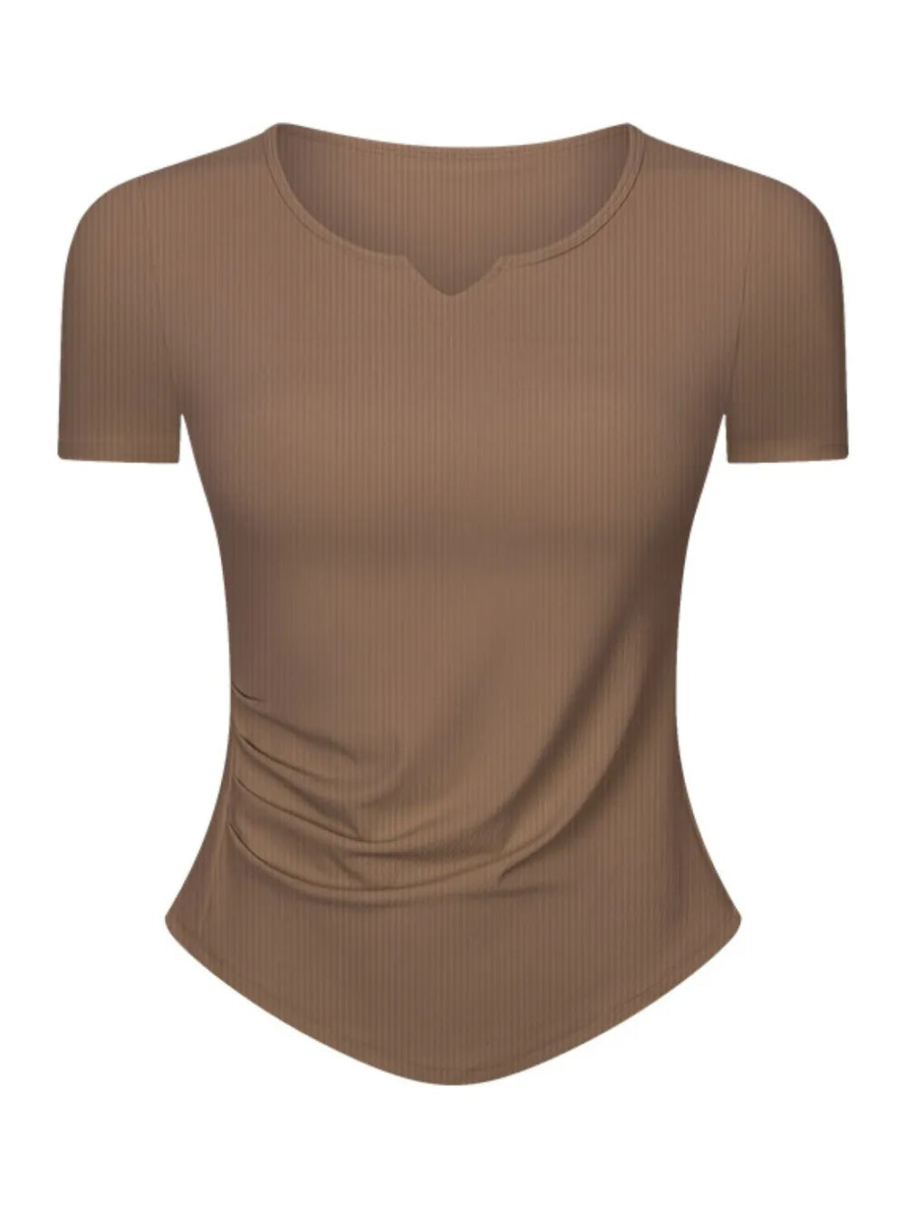 Millennia Notched Short Sleeve Active T-Shirt, view 4