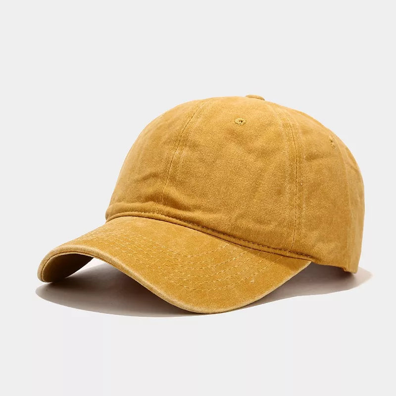 Vintage Washed Cotton Baseball Cap - Lilixa.store