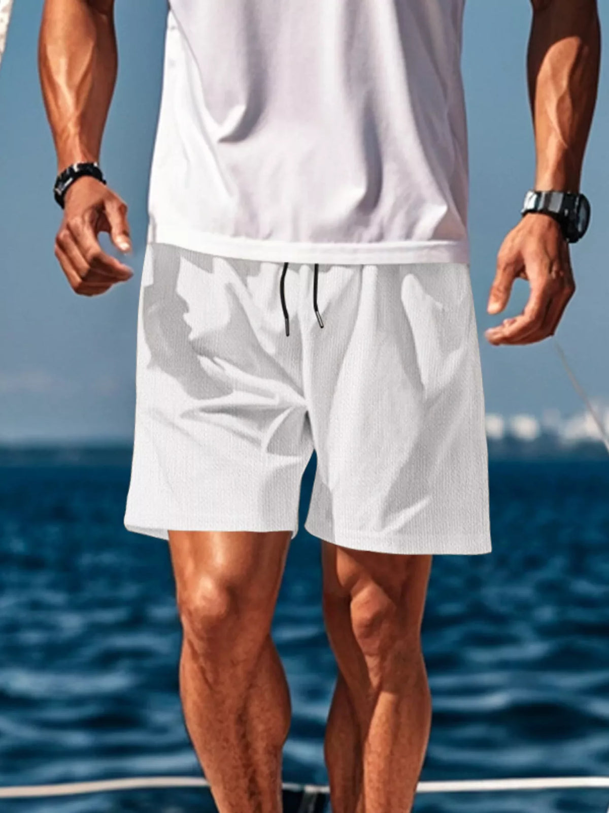 Men's Drawstring Causal Shorts - Lilixa.store