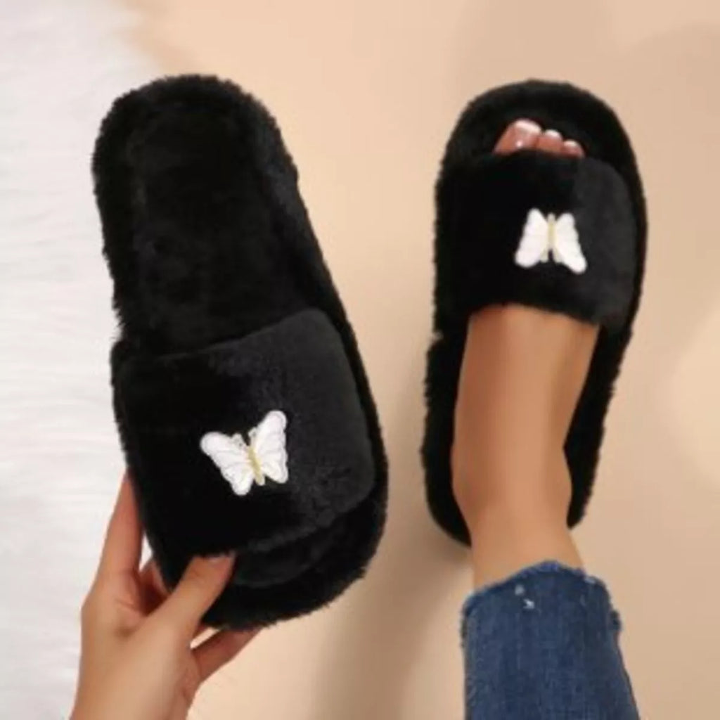 Butterfly Open Toe Slippers - Lilixa.store